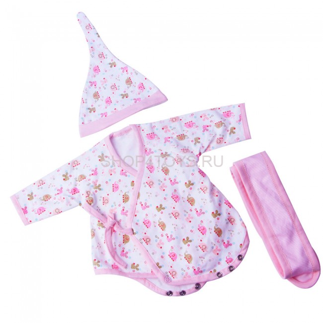 Комплект одежды для реборн с конвертиком