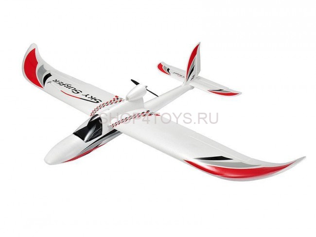 Радиоуправляемый планер Top RC SKY SURFER 1400мм красный 2.4G RTF - TOP069C Радиоуправляемый планер Top RC SKY SURFER 1400мм красный 2.4G RTF - TOP069C