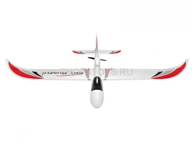 Радиоуправляемый планер Top RC SKY SURFER 1400мм красный 2.4G RTF - TOP069C Радиоуправляемый планер Top RC SKY SURFER 1400мм красный 2.4G RTF - TOP069C