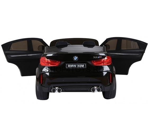 Детский электромобиль BMW X6M Black 12V - JJ2168