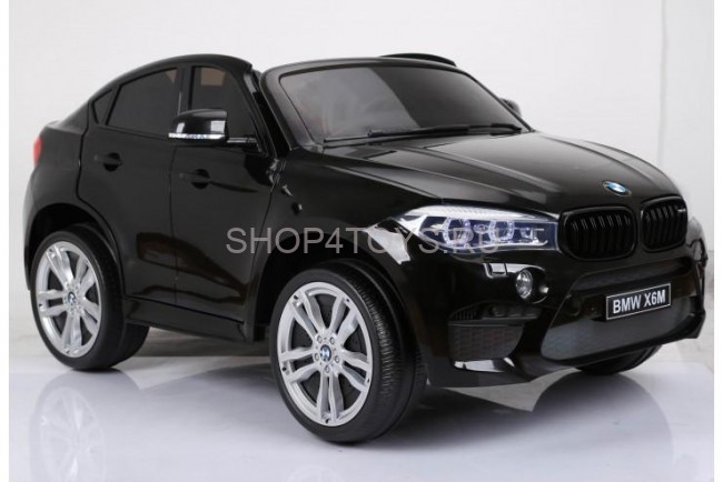 Детский электромобиль BMW X6M Black 12V - JJ2168