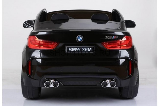 Детский электромобиль BMW X6M Black 12V - JJ2168