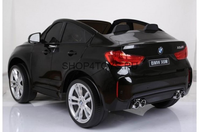 Детский электромобиль BMW X6M Black 12V - JJ2168