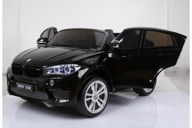 Детский электромобиль BMW X6M Black 12V - JJ2168