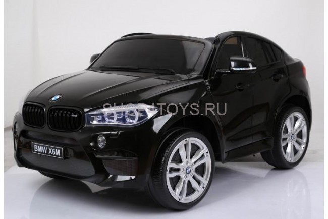 Детский электромобиль BMW X6M Black 12V - JJ2168