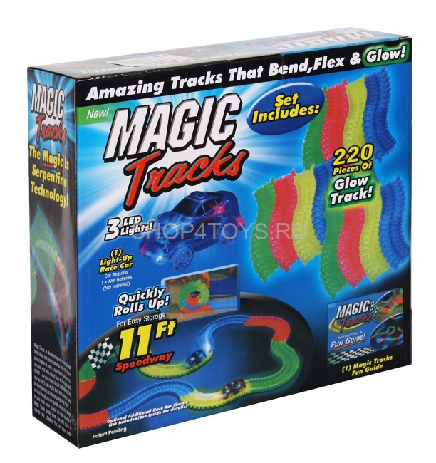 Автотрек Magic Tracks, 220 деталей, 335 см - MX1805