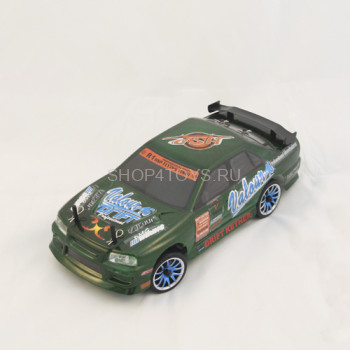Радиоуправляемый автомобиль для дрифта HSP Flying Fish 2 - 1:16 4WD - 94163T3-16331G - 2.4G Полностью готовая к эксплуатации полноприводная  автомодель для дрифта HSP с электродвигателем серии 380 со светодиодной подсветкой