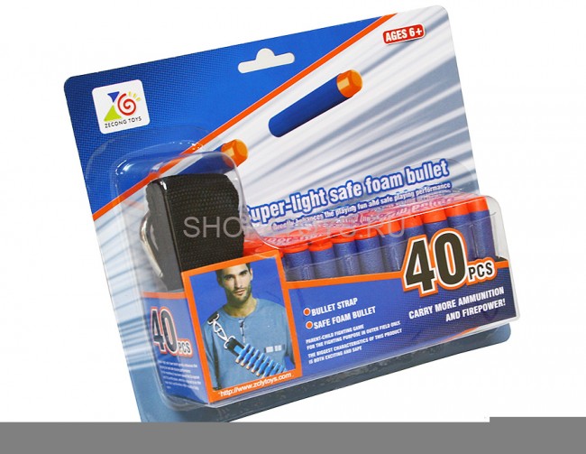 Комплект BlazeStorm (40 мягких пуль + пояс) - ZC0340