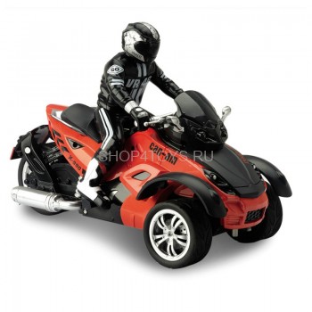 Радиоуправляемый оранжевый мотоцикл Yuan Di Трицикл 1:10 - YD898-T53 «Гонщик на мотоцикле» непременно понравится вашему ребенку и станет отличным подарком для любого мальчишки.​