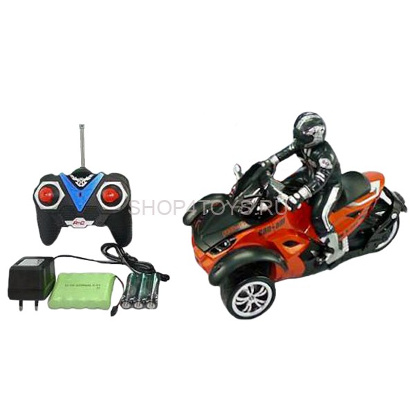 Радиоуправляемый оранжевый мотоцикл Yuan Di Трицикл 1:10 - YD898-T53 Радиоуправляемый оранжевый мотоцикл Yuan Di Трицикл 1:10 - YD898-T53