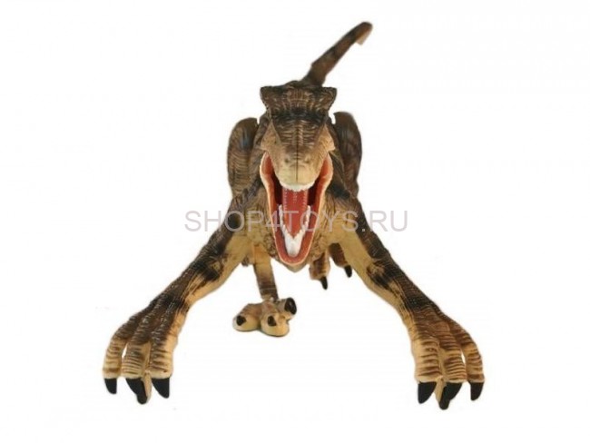 Радиоуправляемый динозавр SUNMIR Велоцираптор (коричневый), звук, свет - SM180-Y Радиоуправляемый динозавр SUNMIR Велоцираптор (коричневый), звук, свет - SM180-Y