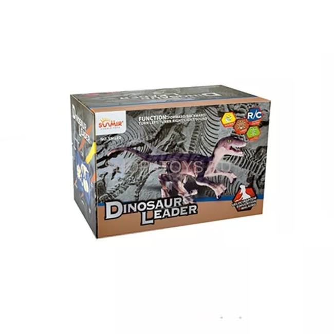 Радиоуправляемый динозавр SUNMIR Велоцираптор (коричневый), звук, свет - SM180-Y Радиоуправляемый динозавр SUNMIR Велоцираптор (коричневый), звук, свет - SM180-Y
