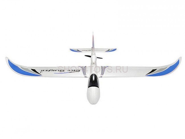 Радиоуправляемый планер Top RC SKY SURFER 1400мм синий 2.4G RTF - TOP068C Радиоуправляемый планер Top RC SKY SURFER 1400мм синий 2.4G RTF - TOP068C
