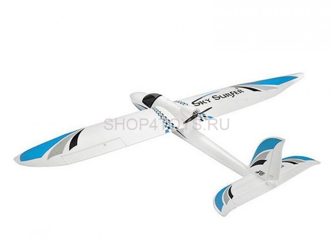 Радиоуправляемый планер Top RC SKY SURFER 1400мм синий 2.4G RTF - TOP068C Радиоуправляемый планер Top RC SKY SURFER 1400мм синий 2.4G RTF - TOP068C
