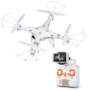 Радиоуправляемый квадрокоптер MJX X705C HD FPV White 2.4G - X705C-W Радиоуправляемый квадрокоптер MJX X705C HD FPV White 2.4G - X705C-W