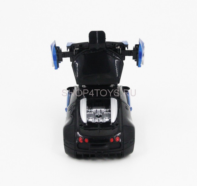 Радиоуправляемый трансформер, ползающий по стенам MZ Bugatti Veyron Blue 1:24 - 2815P-B