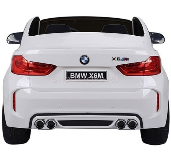 Детский электромобиль BMW X6M White 12V - JJ2168-W