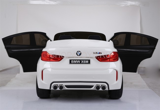Детский электромобиль BMW X6M White 12V - JJ2168-W