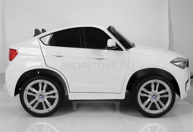 Детский электромобиль BMW X6M White 12V - JJ2168-W