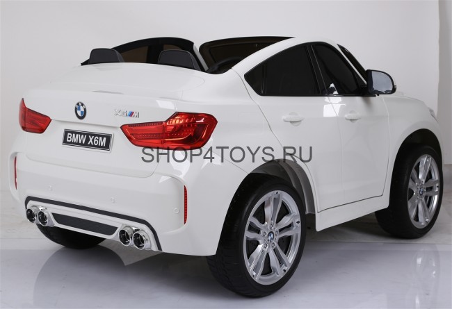 Детский электромобиль BMW X6M White 12V - JJ2168-W