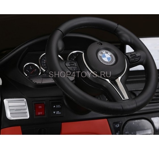 Детский электромобиль BMW X6M White 12V - JJ2168-W