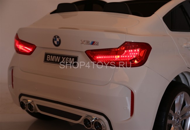 Детский электромобиль BMW X6M White 12V - JJ2168-W