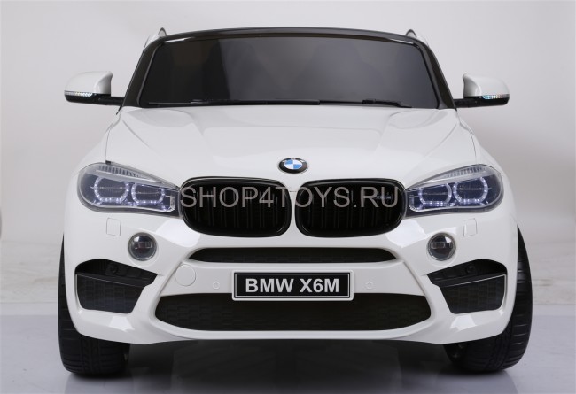 Детский электромобиль BMW X6M White 12V - JJ2168-W