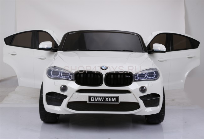Детский электромобиль BMW X6M White 12V - JJ2168-W