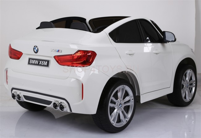 Детский электромобиль BMW X6M White 12V - JJ2168-W