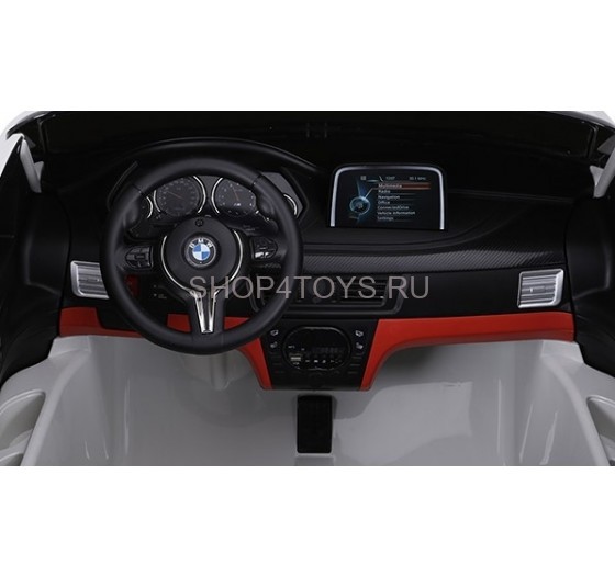 Детский электромобиль BMW X6M White 12V - JJ2168-W