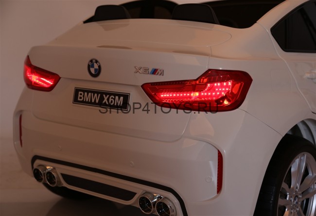 Детский электромобиль BMW X6M White 12V - JJ2168-W
