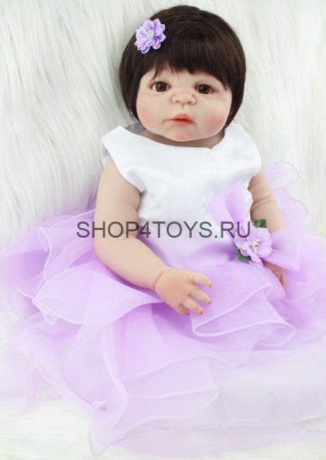 Реборн силиконовая полностью девочка Эвелина Реборн силиконовая полностью девочка Эвелина