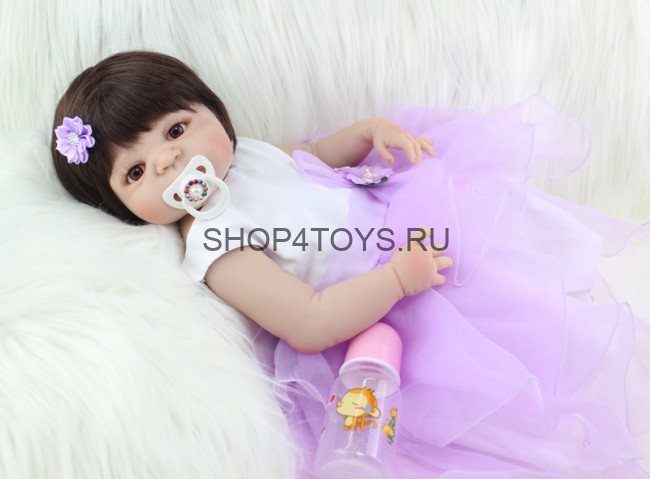 Реборн силиконовая полностью девочка Эвелина Реборн силиконовая полностью девочка Эвелина