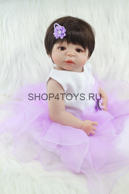 Реборн силиконовая полностью девочка Эвелина Реборн силиконовая полностью девочка Эвелина