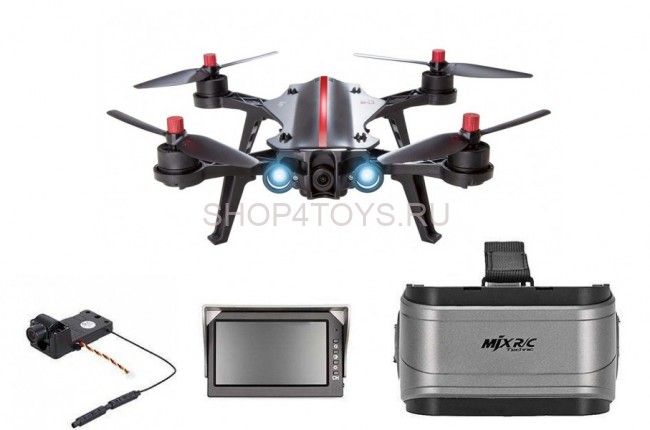 Радиоуправляемый квадрокоптер MJX Bugs 8 + FPV очки + FPV камера RTF 2.4G - MJX B8-G3-D43-C5830 Радиоуправляемый квадрокоптер MJX Bugs 8 + FPV очки + FPV камера RTF 2.4G - MJX B8-G3-D43-C5830