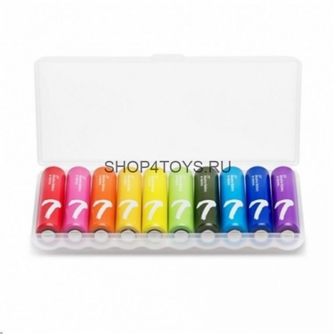Батарейки Xiaomi ZI7 AAA Mi Rainbow ALKALINE, 10 шт./уп. Батарейки Xiaomi ZI7 AAA Mi Rainbow ALKALINE, 10 шт./уп.