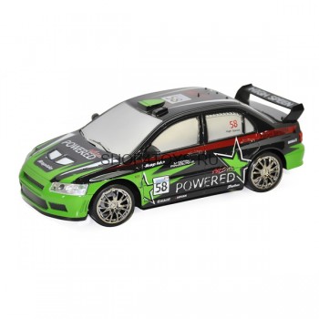 Радиоуправляемая машинка для дрифта Mitsubishi Lancer 1:24 - 666-281 ПОЛНЫЙ ПРИВОД! Сменные колеса! Светящиеся фары при движении вперед, задние светящиеся стоп-сигналы!