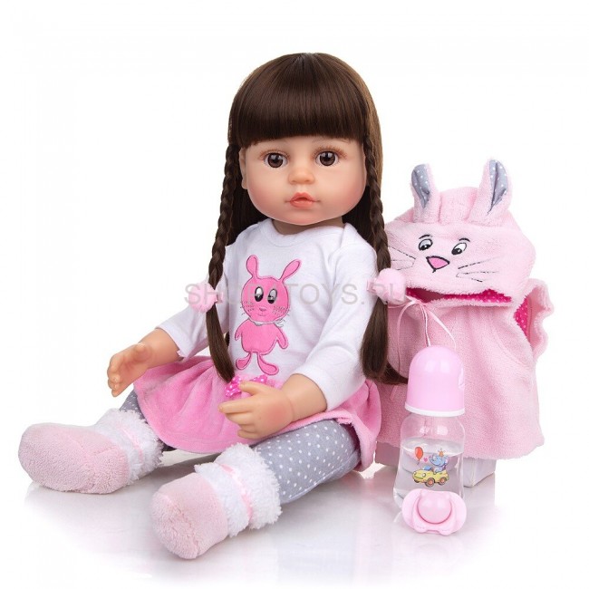 Реборн силиконовая девочка Викуля