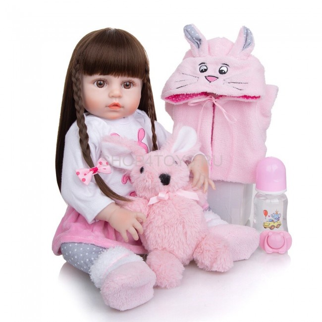 Реборн силиконовая девочка Викуля