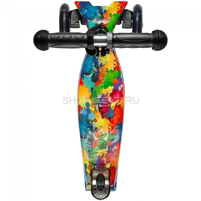 Самокат Трехколесный, со Светящимися Колесами, Радуга - MSC-J081910