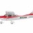 Радиоуправляемый самолет Top RC Cessna 182 400 class красный 965 мм RTF 2.4G - TOP003C