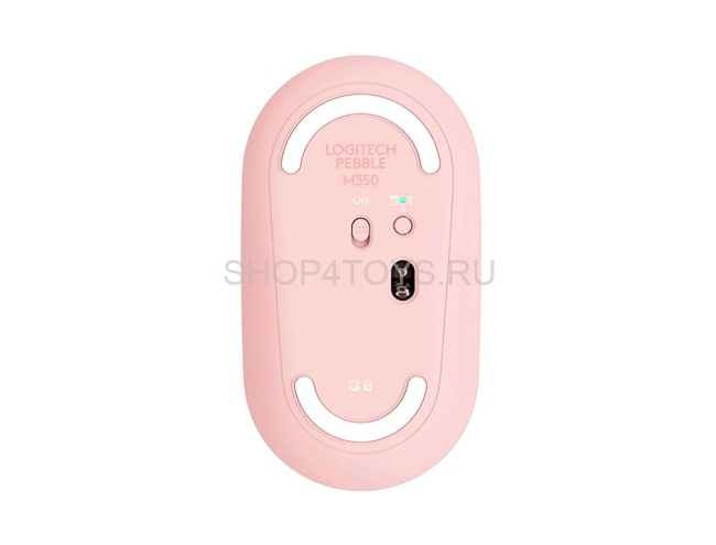 Беспроводная компактная мышь Logitech Pebble M350 Pink - 910-005575