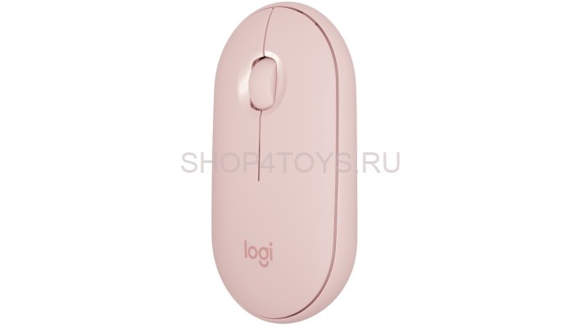 Беспроводная компактная мышь Logitech Pebble M350 Pink - 910-005575