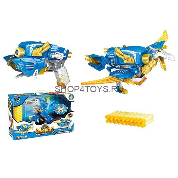 Динобот Pterosaur трансформер - пистолет с патронами и мишенью - SB377 Динобот Pterosaur трансформер - пистолет с патронами и мишенью - SB377