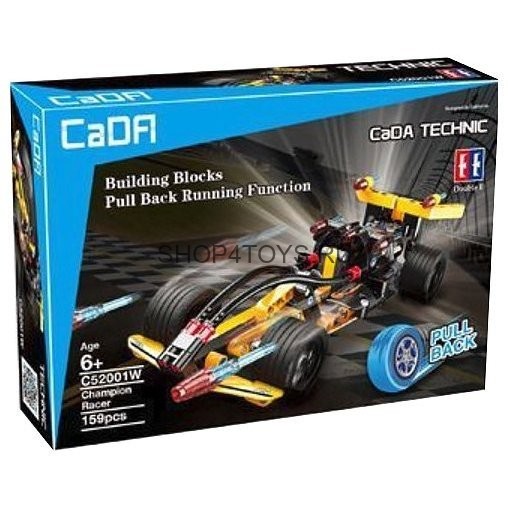 Конструктор Double E Cada Technics, формула 1, 159 деталей, инерционная модель - C52001W Конструктор Double E Cada Technics, формула 1, 159 деталей, инерционная модель - C52001W