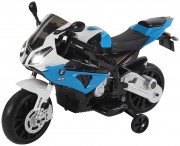 Детский электромотоцикл BMW S1000PR Blue 12V - JT528-BLUE Детский электромотоцикл BMW S1000PR Blue 12V - JT528-BLUE
