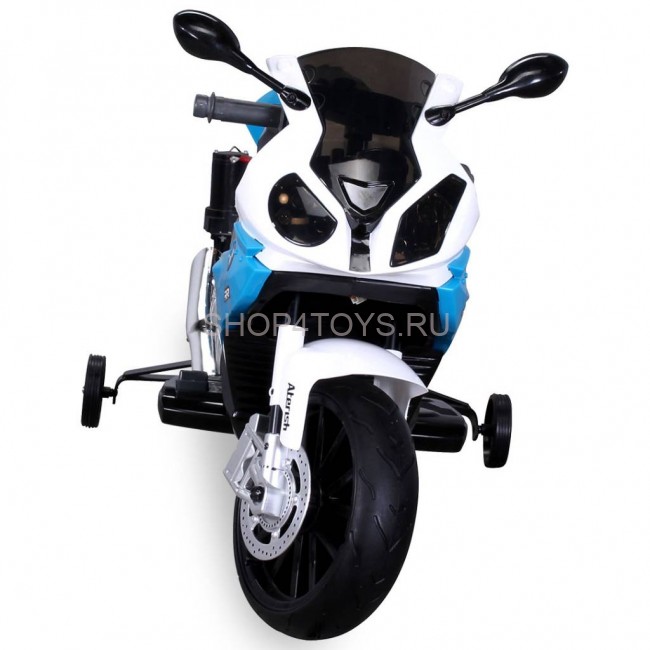 Детский электромотоцикл BMW S1000PR Blue 12V - JT528-BLUE Детский электромотоцикл BMW S1000PR Blue 12V - JT528-BLUE