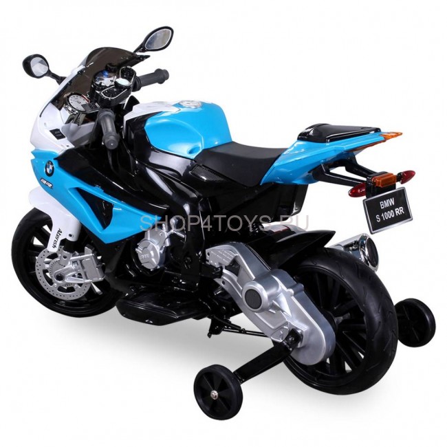 Детский электромотоцикл BMW S1000PR Blue 12V - JT528-BLUE Детский электромотоцикл BMW S1000PR Blue 12V - JT528-BLUE