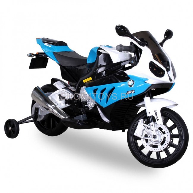 Детский электромотоцикл BMW S1000PR Blue 12V - JT528-BLUE Детский электромотоцикл BMW S1000PR Blue 12V - JT528-BLUE