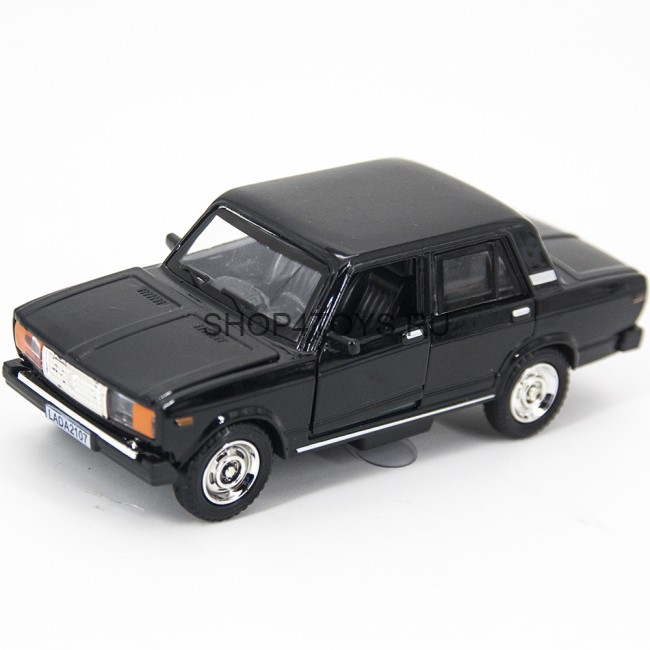 Металлическая модель Лада 2107 Black (свет, звук, инерция) 1:32 - 82107D-12 Металлическая модель Лада 2107 Black (свет, звук, инерция) 1:32 - 82107D-12